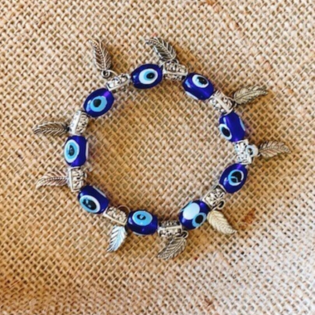 NAZAR & LEAVES Evil Eye Bracelet