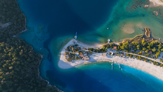 Oludeniz, Fethiye beach in summer in Turkey