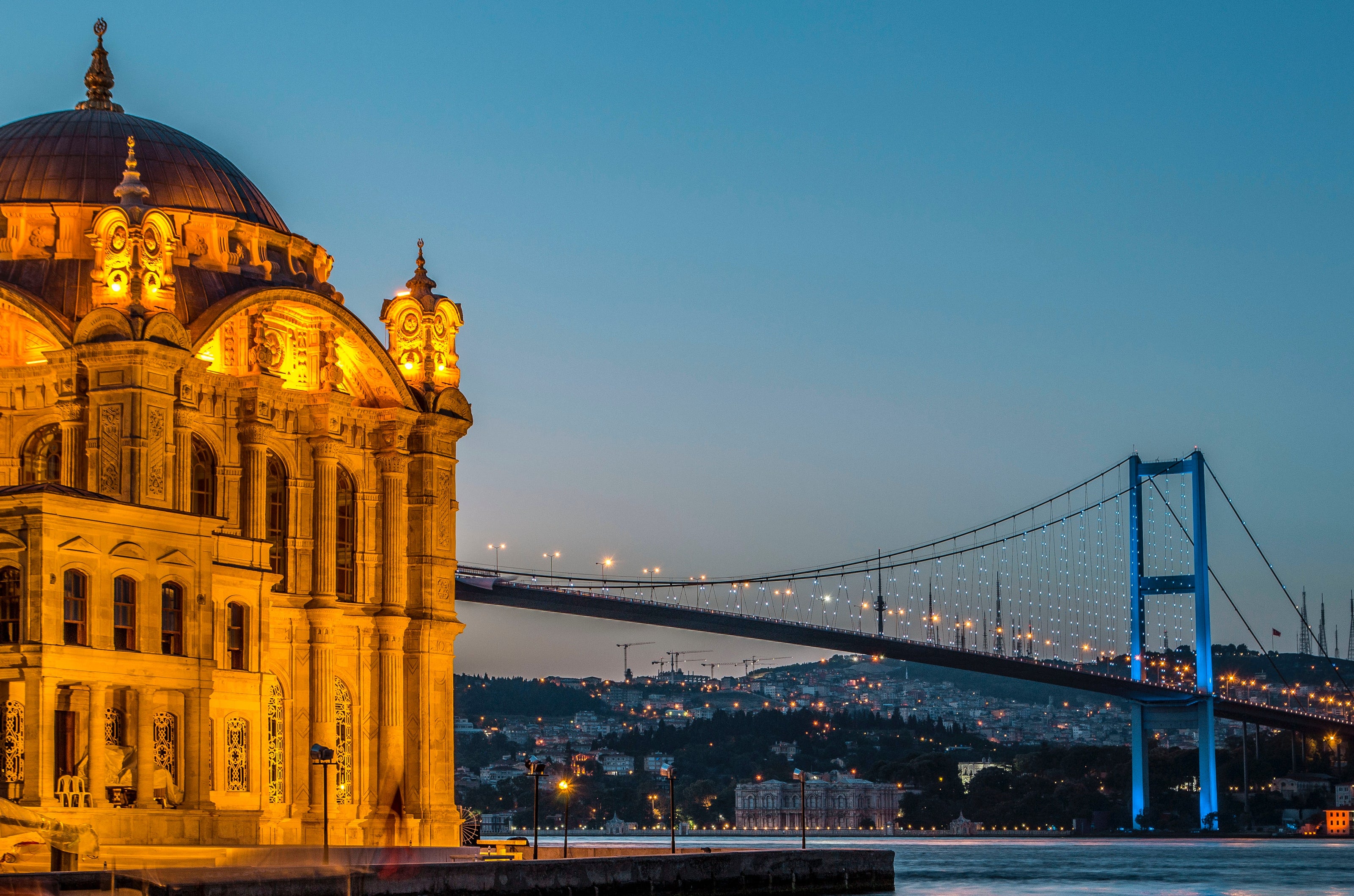 View of Bosphorus Bridge from Ortakoy, Istanbul