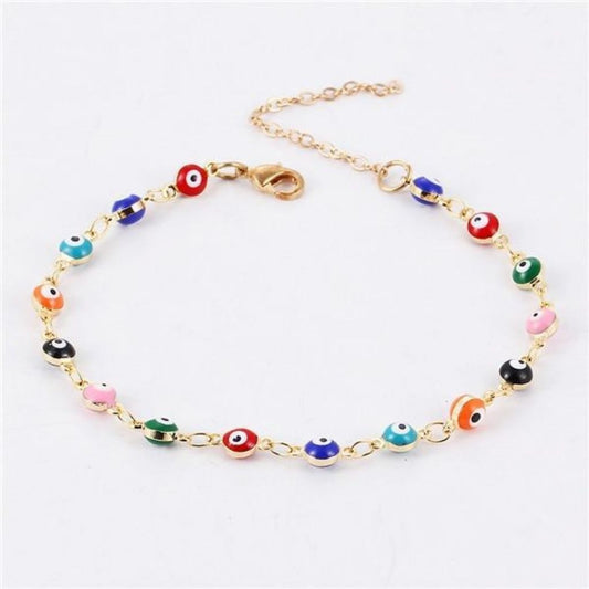 NAZAR RAINBOW Evil Eye Bracelet golden